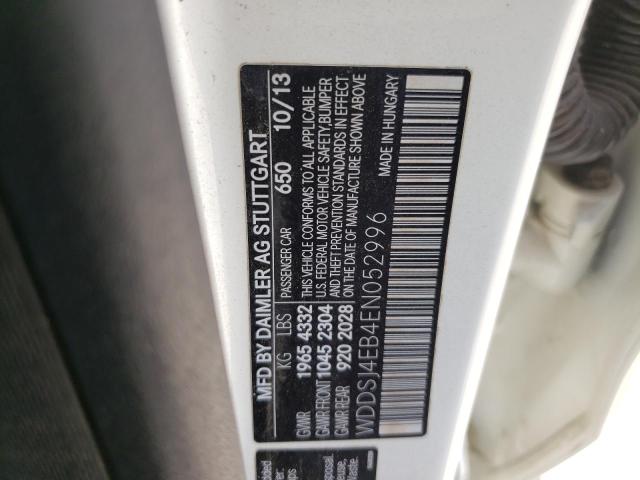 Photo 10 from auction – 2014 MERCEDES-BENZ CLA 250 with VIN WDDSJ4EB4EN052996