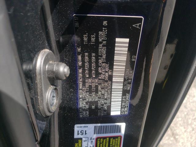 Photo 10 from auction – 2017 TOYOTA SIENNA XLE with VIN 5TDDZ3DC4HS183487