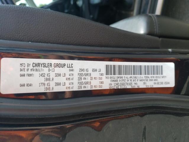 Photo 10 from auction – 2013 DODGE DURANGO CR with VIN 1C4RDJDG6DC701025