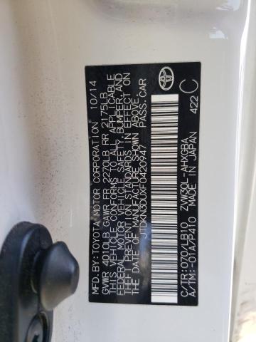 Photo 10 from auction – 2015 TOYOTA PRIUS with VIN JTDKN3DUXF0420947