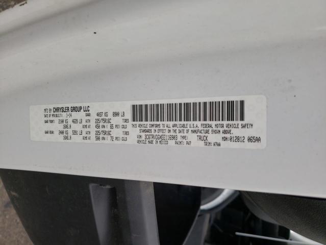 Photo 10 from auction – 2020 RAM PROMASTER with VIN 3C6TRVBG3LE127130