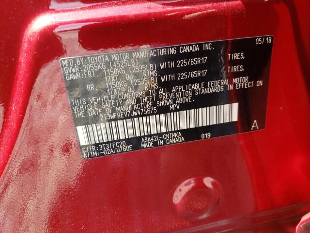 Photo 10 from auction – 2018 TOYOTA RAV4 ADVEN with VIN 2T3WFREV7JW475675