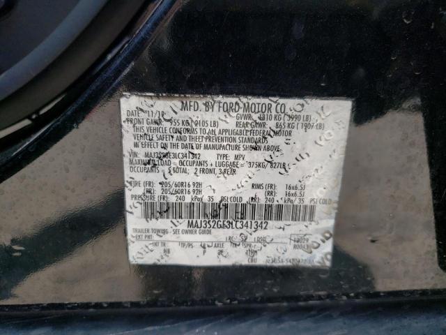 Photo 10 from auction – 2020 FORD ECOSPORT S with VIN MAJ3S2GE3LC341342