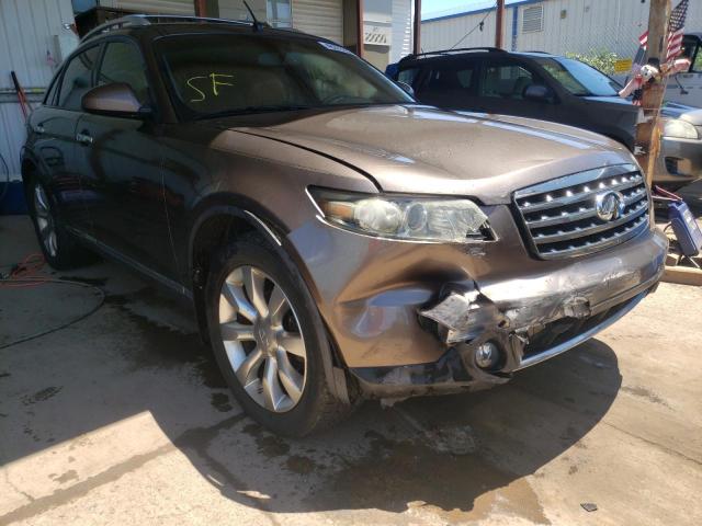 INFINITI FX35 2007 with VIN JNRAS08WX7X207777 - Photo from auction