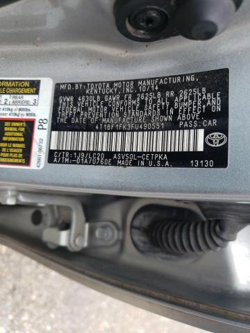 Photo 10 from auction – 2015 TOYOTA CAMRY LE with VIN 4T1BF1FK3FU490551