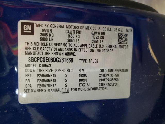 Photo 10 from auction – 2013 CHEVROLET SILVERADO with VIN 3GCPCSE08DG281668