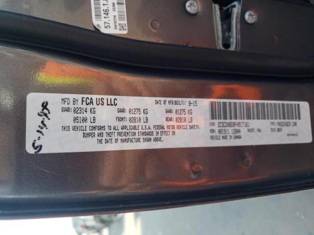 Photo 10 from auction – 2015 DODGE CHARGER SE with VIN 2C3CDXBG9FH917161