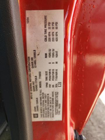 Photo 10 from auction – 2005 CHEVROLET COLORADO with VIN 1GCDT196658174153