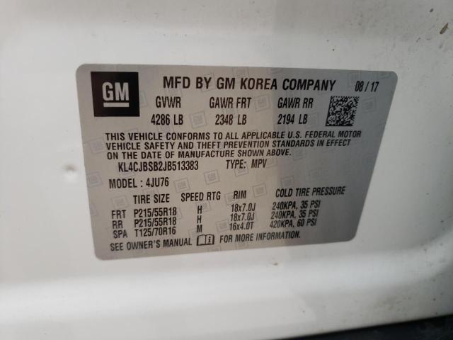 Photo 10 from auction – 2018 BUICK ENCORE PRE with VIN KL4CJBSB2JB513383