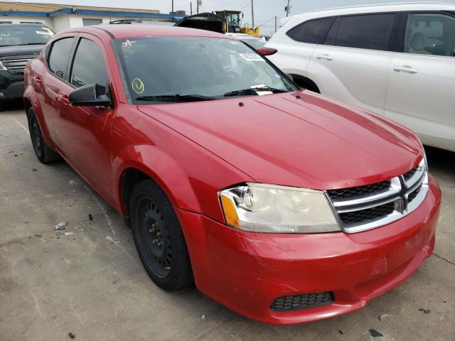 DODGE AVENGER SE 2014 with VIN 1C3CDZAB8EN110881 - Photo from auction