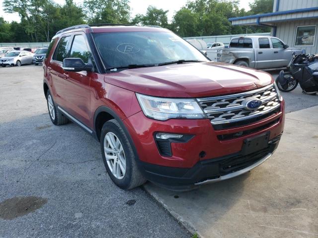 FORD EXPLORER X 2018 with VIN 1FM5K8D80JGA34779 - Photo from auction