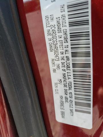 Photo 10 from auction – 2017 DODGE GRAND CARA with VIN 2C4RDGCG3HR562473