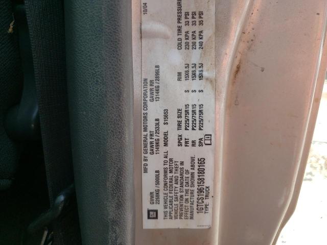 Photo 10 from auction – 2005 GMC CANYON with VIN 1GTCS196158180165