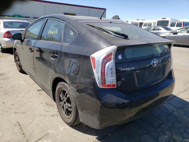 Photo 3 from auction – 2012 TOYOTA PRIUS with VIN JTDKN3DU7C5422699