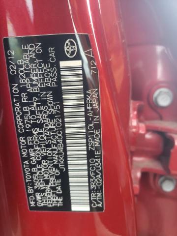 Photo 10 from auction – 2012 TOYOTA SCION XD with VIN JTKKU4B40C1021751