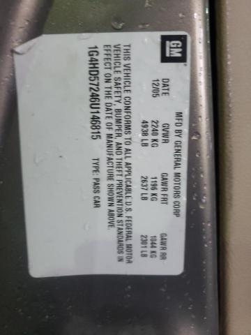 Photo 10 from auction – 2006 BUICK LUCERNE CX with VIN 1G4HD57246U146815