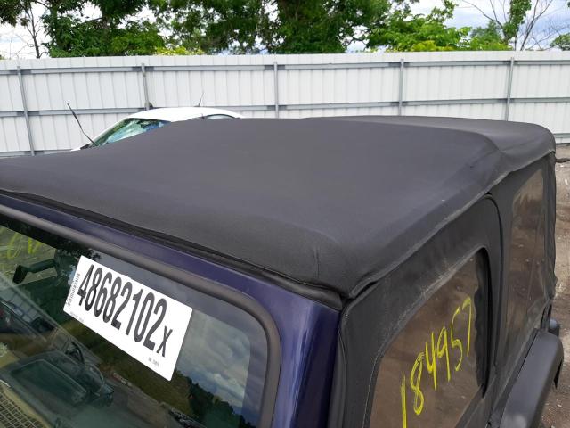 Photo 9 from auction – 1998 JEEP WRANGLER / with VIN 1J4FY19S6WP724878