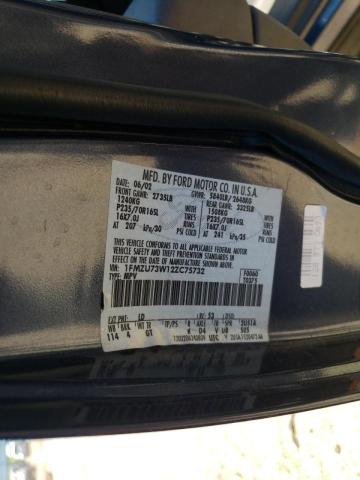 Photo 10 from auction – 2002 FORD EXPLORER X with VIN 1FMZU73W12ZC75732