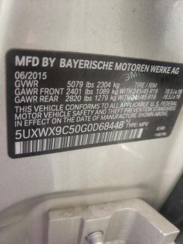Photo 10 from auction – 2016 BMW X3 XDRIVE2 with VIN 5UXWX9C50G0D68448