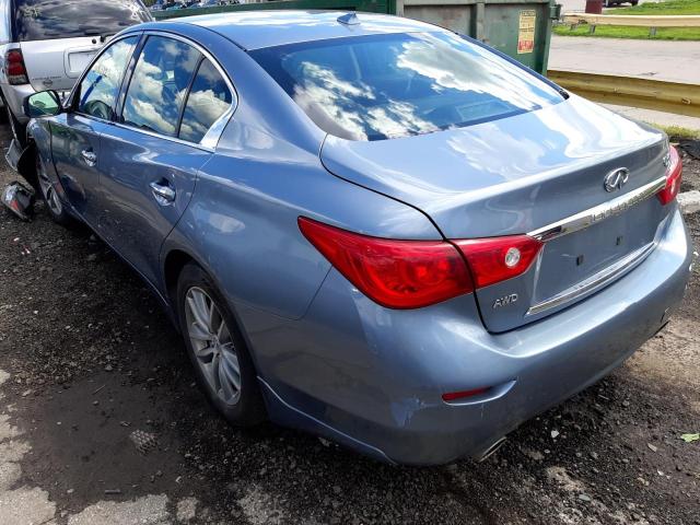 Photo 3 from auction – 2014 INFINITI Q50 BASE with VIN JN1BV7AR3EM695738