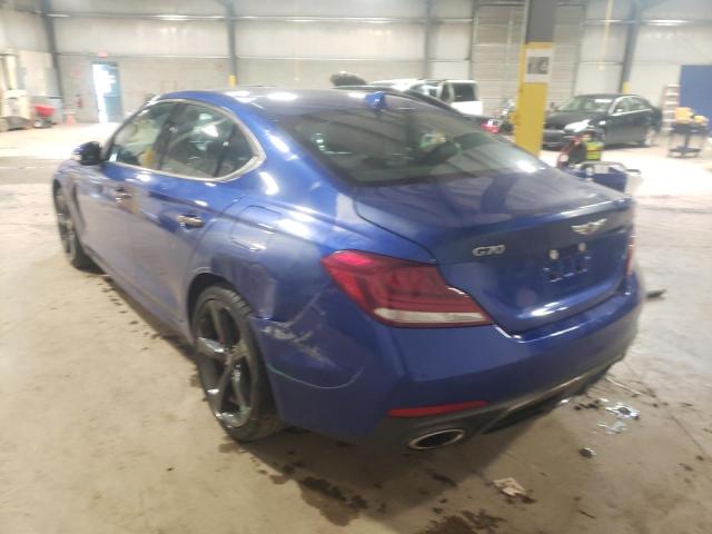 Photo 3 from auction – 2019 GENESIS G70 PRESTI with VIN KMTG34LE2KU025371