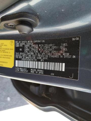 Zdjęcie 10 z aukcji – 2006 TOYOTA HIGHLANDER z VIN JTEEP21A360181720