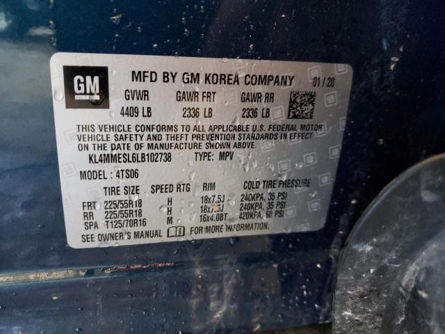 Photo 10 from auction – 2020 BUICK ENCORE GX with VIN KL4MMESL6LB102738