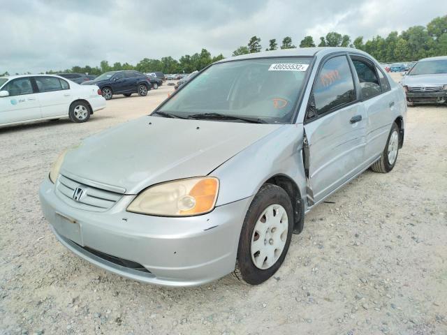 Photo 2 from auction – 2001 HONDA CIVIC LX with VIN 2HGES16571H501619