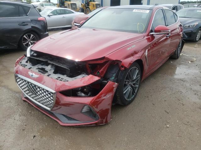 Photo 2 from auction – 2019 GENESIS G70 ELITE with VIN KMTG34LA5KU032263