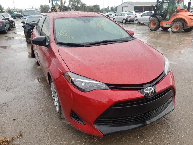 TOYOTA COROLLA L 2018 with VIN 5YFBURHE3JP760495 - Photo from auction