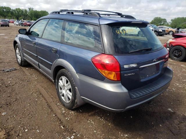 Photo 3 from auction – 2005 SUBARU LEGACY OUT with VIN 4S4BP61CX57330657