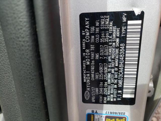 Photo 10 from auction – 2017 HYUNDAI TUCSON LIM with VIN KM8J3CA48HU483848