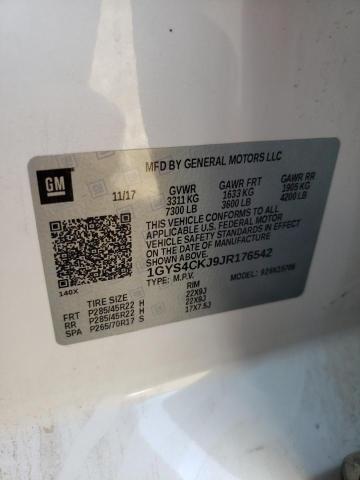 Photo 10 from auction – 2018 CADILLAC ESCALADE P with VIN 1GYS4CKJ9JR176542