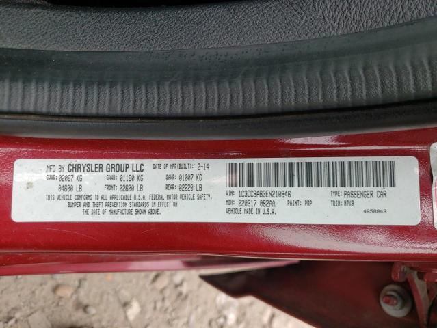 Photo 10 from auction – 2014 CHRYSLER 200 LX with VIN 1C3CCBAB3EN210946