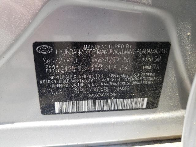 Photo 10 from auction – 2011 HYUNDAI SONATA SE with VIN 5NPEC4ACXBH164942
