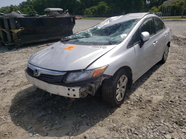Photo 2 from auction – 2012 HONDA CIVIC LX with VIN 19XFB2F52CE023441