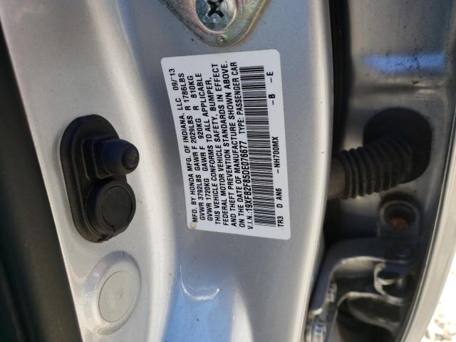 Photo 10 from auction – 2013 HONDA CIVIC EX with VIN 19XFB2F85DE076677