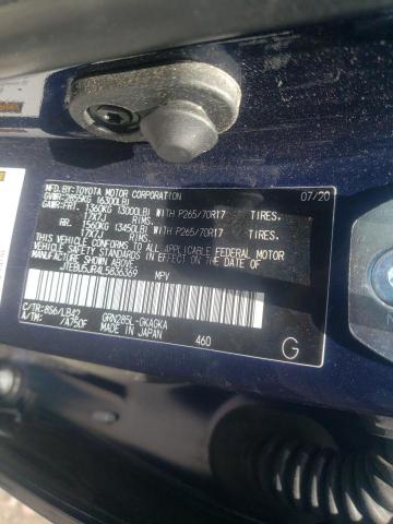 Photo 10 from auction – 2020 TOYOTA 4RUNNER SR with VIN JTEBU5JR4L5836369