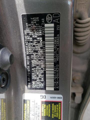 Photo 10 from auction – 2017 TOYOTA COROLLA L with VIN 2T1BURHE5HC940118