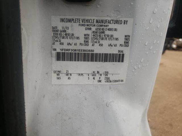 Photo 10 from auction – 2014 FORD F350 SUPER with VIN 1FDRF3G61EEB03550