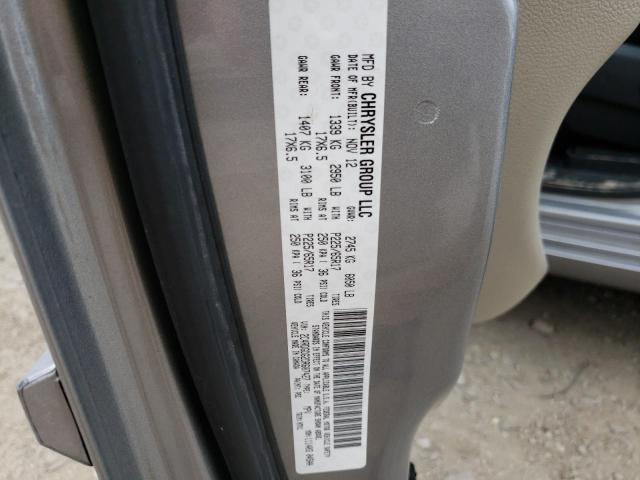 Foto 10 de la subasta – 2013 DODGE GRAND CARA con VIN 2C4RDGDG2DR607427