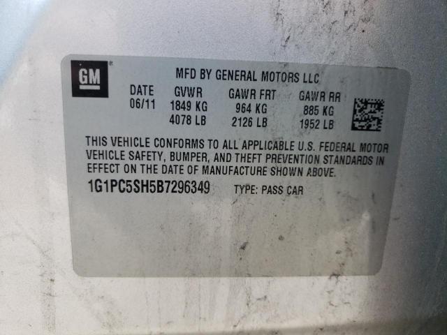 Photo 10 from auction – 2011 CHEVROLET CRUZE LS with VIN 1G1PC5SH5B7296349