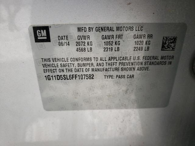 Photo 10 from auction – 2015 CHEVROLET MALIBU 2LT with VIN 1G11D5SL6FF107582