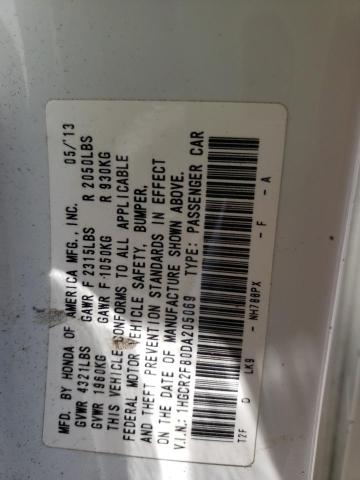 Photo 10 from auction – 2013 HONDA ACCORD EXL with VIN 1HGCR2F80DA205069