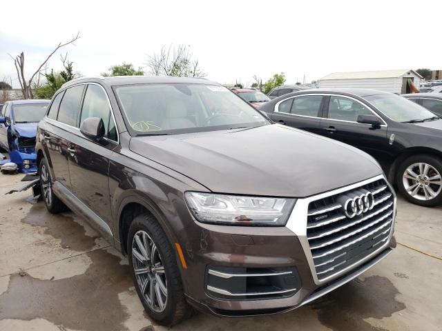 AUDI Q7 PREMIUM 2017 with VIN WA1LAAF71HD029770 - Photo from auction