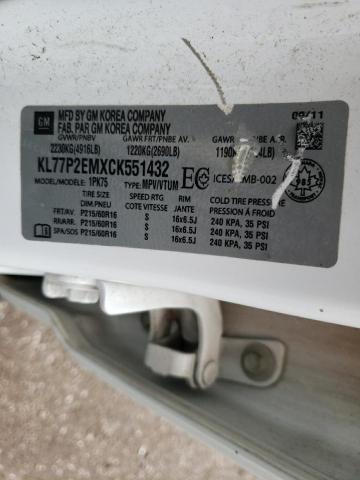 Photo 10 from auction – 2012 CHEVROLET ORLANDO LT with VIN KL77P2EMXCK551432