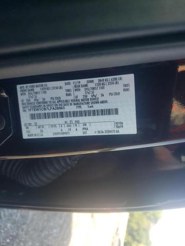 Photo 10 from auction – 2020 FORD F150 SUPER with VIN 1FTEW1CB7LFA28063