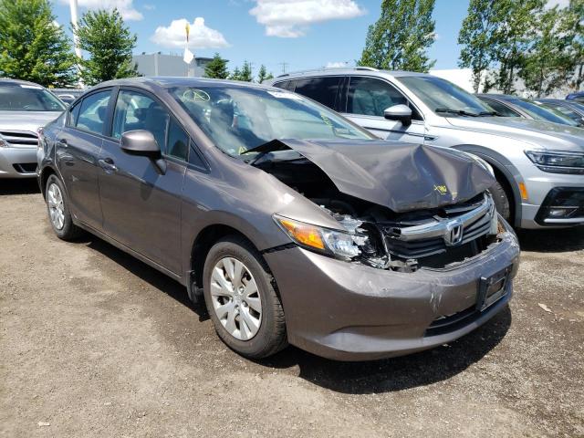 HONDA CIVIC LX 2012 with VIN 2HGFB2F40CH050506 - Photo from auction