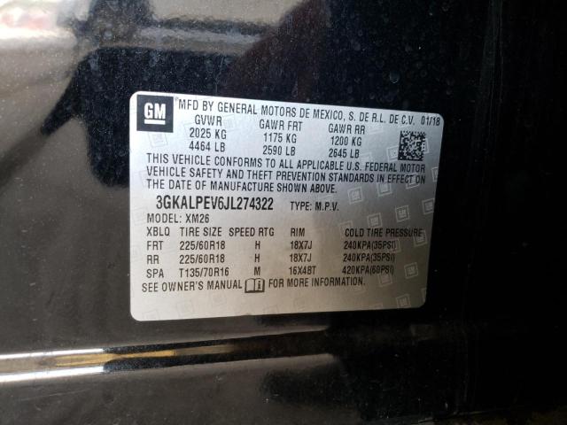 Photo 10 from auction – 2018 GMC TERRAIN SL with VIN 3GKALPEV6JL274322
