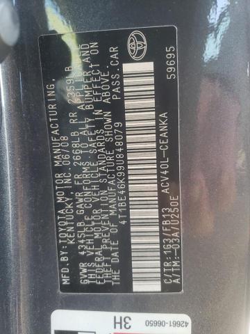 Photo 10 from auction – 2009 TOYOTA CAMRY BASE with VIN 4T1BE46K99U848079